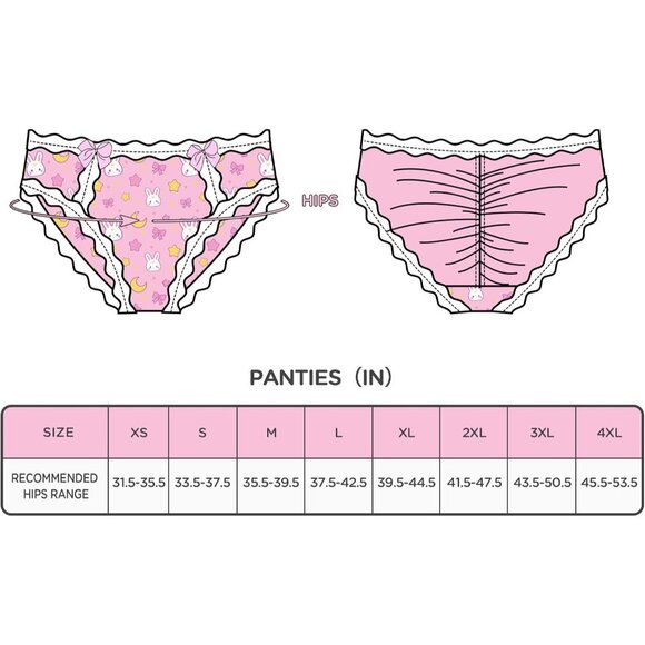 🆕 Women Pink Ladies Soft Cotton Underwear Comfortable Hipster 5Pack Panties Set - Picture 5 of 9